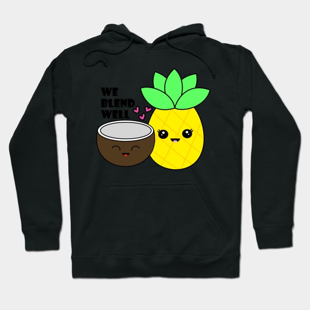 Coconut Pineapple Hoodie by MrsCathyLynn